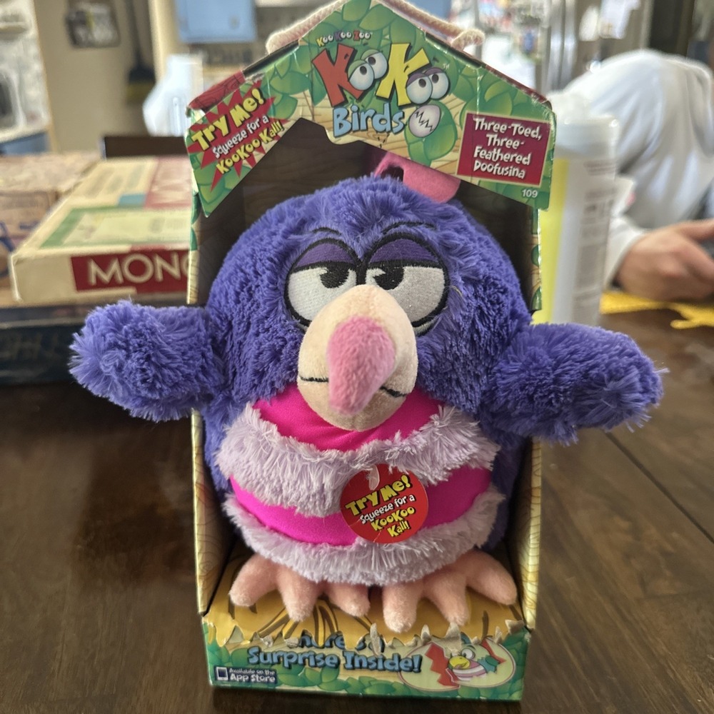 Koo Koo Zoo Birds Toucan Three-Toed Three-Feathered Doofusina Brand NEW Talks